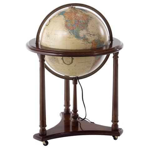 Replogle Lafayette 16 Inch Diam Floor Globe Globes At Hayneedle