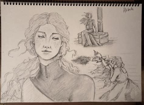 [stormlight Archive] [the Way Of Kings] Pencil Sketch Of Shallan R Cosmere