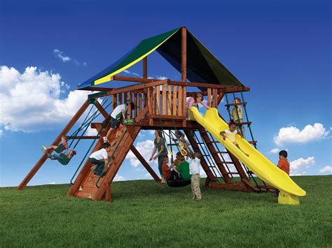 Wood Play Sets Play Sets Outdoor Sweetland Outdoor