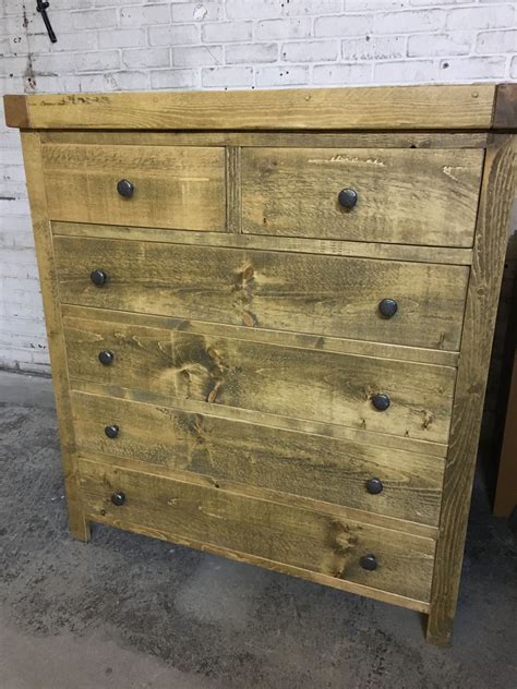 Rustic Chest Of Drawers This One Has A Lacquered Finish Cobwebs Furniture Company Rustic