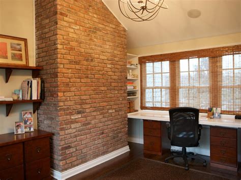 Systematic And Stylish Brick Wall Home Offices Interior Vogue