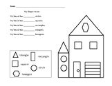 There are a range of worksheets at different levels, suitable for children from kindergarten and up. Shape House Worksheets & Teaching Resources | Teachers Pay ...