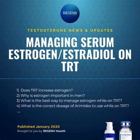 How To Manage Estrogen Levels In Men On Testosterone Replacement