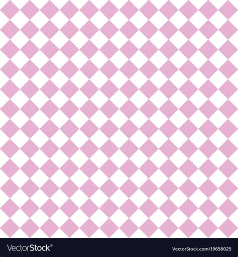Checkered Tile Pattern Or Pink And White Wallpaper
