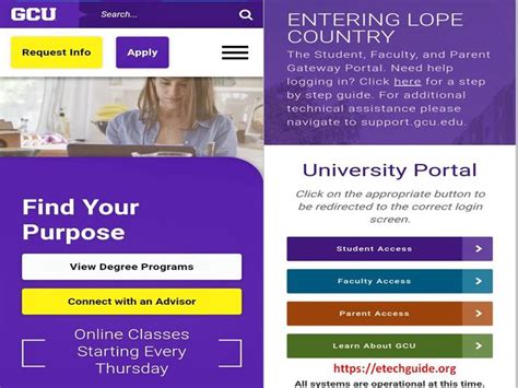 Free Gcu Student Portal Login Guide Student Portal University Portal