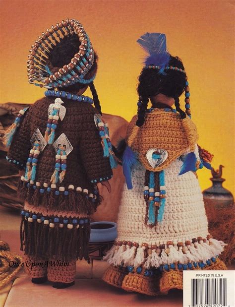 Indian Brave And Maiden Annies Crochet Doll Clothes Crochet Pattern