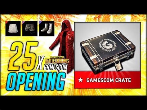 Players are limited in the number of crates they can receive each week, with crate prices increasing with each purchase and resetting each monday. NEW PUBG UPDATE - 25x CASE OPENING (GAMESCOM CRATES) - THE ...