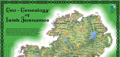 27 Ulster Scots Surname Map Maps Database Source