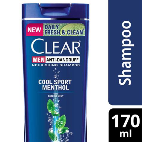 Clear Men Anti Dandruff Shampoo Cool Sport Menthol Shajgoj