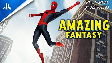 New Photoreal Amazing Fantasy Suit By Agrofro Spider Man Pc Mods Youtube