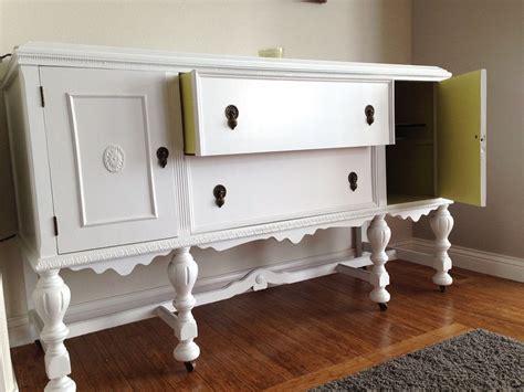 Giantex buffet sideboard, wood storage cabinet, console table with storage shelf, 2 drawers and cabinets, living room kitchen dining room furniture, wood buffet server (grey) 4.5 out of 5 stars 340 $219.99 $ 219. Refinished Buffet turned Media Cabinet | Refinished buffet ...