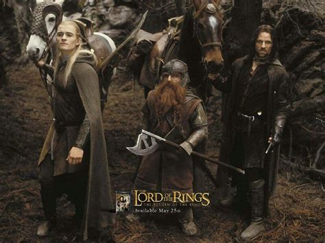 Legolas Gimli And Aragorn The Ring Two Lord Of The Rings Legolas