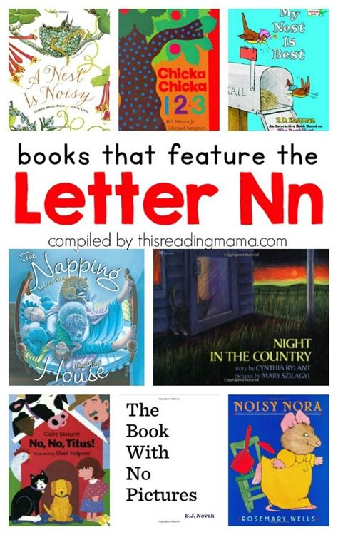 Letter N Book List ~ Books That Feature The Letter N Preschool