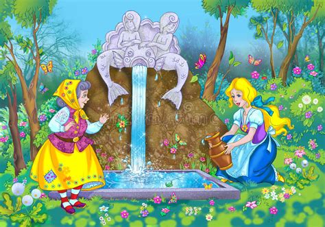 Fairy Tale Scene Stock Illustration Illustration Of Girl 11739981