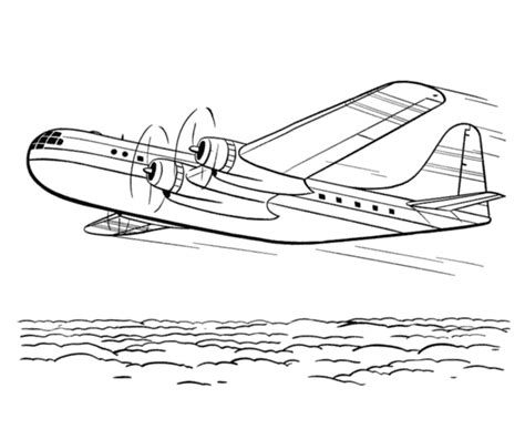 free printable airplane coloring pages for kids