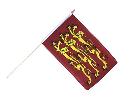 Hand Waving Flag Richard Lionheart 12x18 Royal Flags