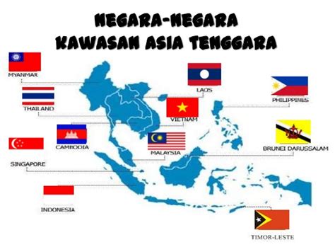 Peta Wilayah Asean Peta Kawasan Asia Tenggara Dunia Pendidikan