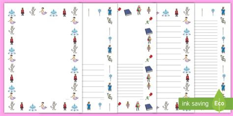 Fairy Tale Writing Paper Printable Primary Resources