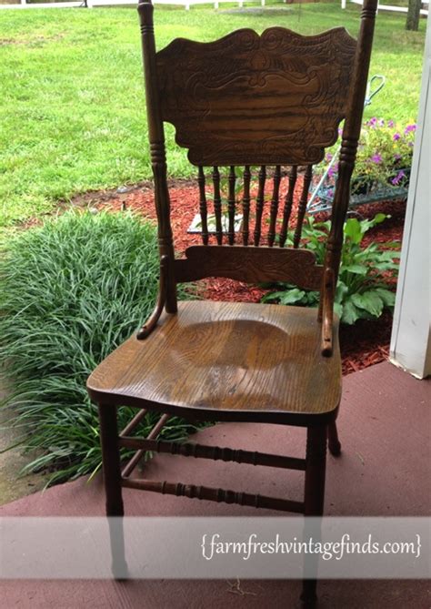 53 x 24 x 16.5. How to Update a Boring Oak Table and Chairs - Farm Fresh Vintage Finds