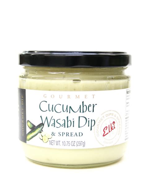 Elki Cucumber Wasabi Dip And Spread Countrymercantile