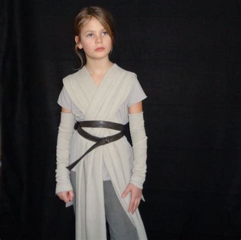 Rey Costume From Star Wars For Girls With Cuff Etsy Girls Fancy