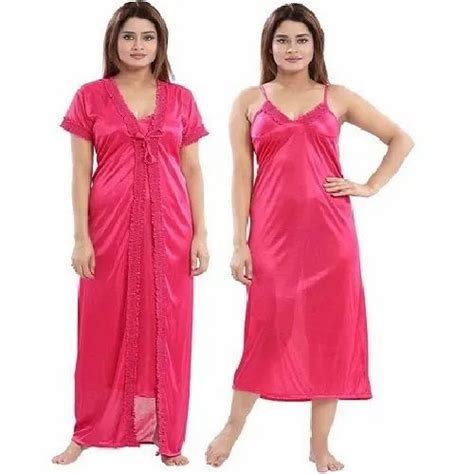 Full Length Satin Womens Sexy Night Dresses Size Free Size 18 50 Rs