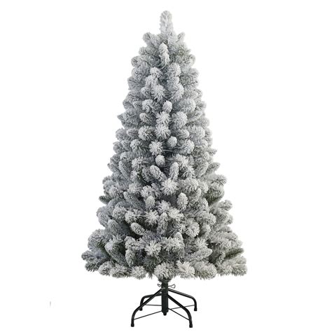 45ft Unlit Flocked Virginia Pine Artificial Christmas Tree Michaels