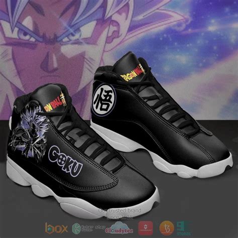 Best Goku Ultra Instinct Dragon Ball Anime Black Air Jordan 13 Sneakers