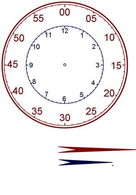 Printable Clock To Learn Time