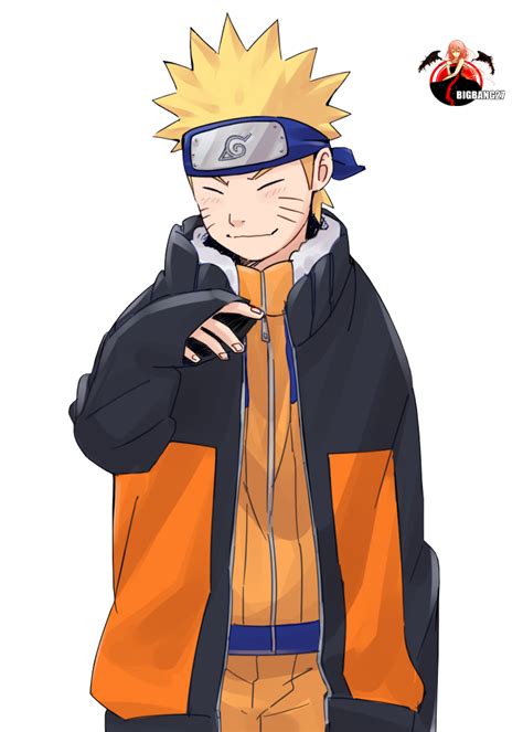 Naruto, sakura, and sasuke illustration, naruto: Uzumaki Naruto - Naruto render 26 / png by BigBang27 on DeviantArt