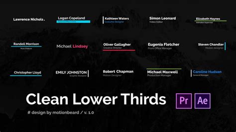 Correct answer by r neil haugen | adobe community professional. Free Download Clean Corporate Lower Thirds - Diyflex