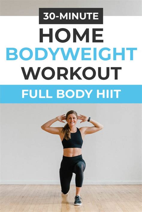 Bodyweight Hiit Cardio Workout Sweaty At Home No Equipment EOUA Blog