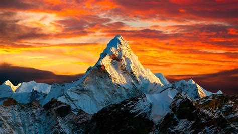 Himalaya Montañas Paisaje Naturaleza Hd 4k Fondo De Pantalla Hd