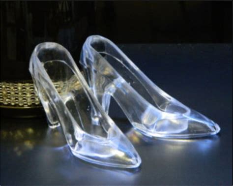 Cinderellas Glass Slippers Boite Dragées Chaussure Mariage