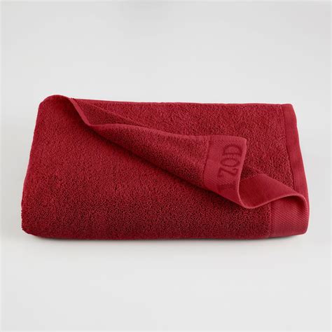 Izod Classic Egyptian Cotton Bath Towel In Pompei Red 079465022124