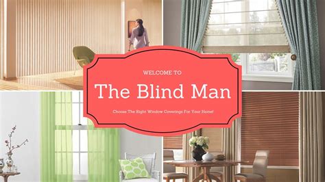 The Blind Man Blinds Window Coverings Home Decor Decals