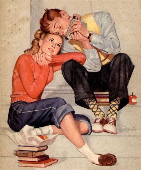 Young Romance Norman Rockwell Art