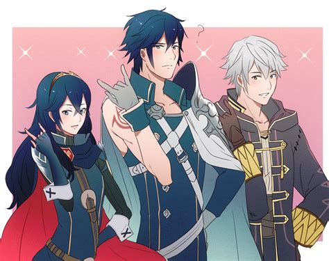 Lucina Robin Robin And Chrom Fire Emblem And 1 More Drawn By Ameno