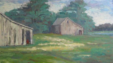 Old Barns Painting By Sharon Franke Fine Art America