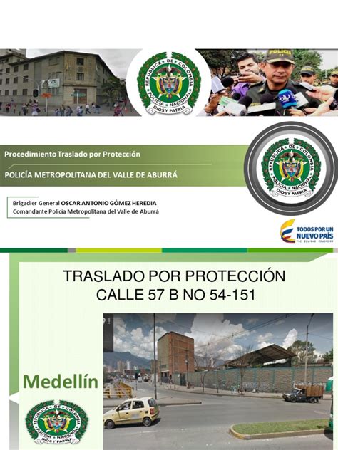 Procedimiento Traslado Por Protección Policía Metropolitana Del Valle