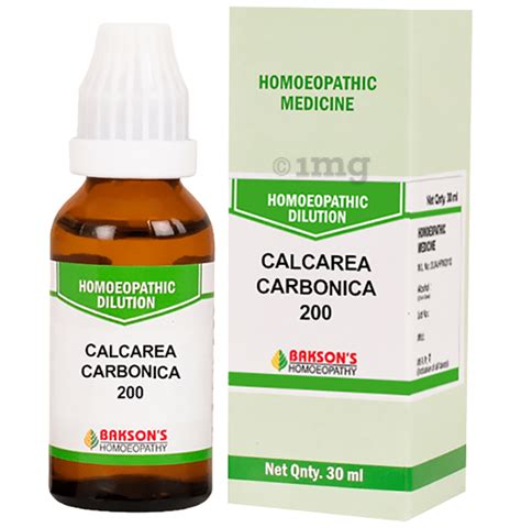 Baksons Homeopathy Calcarea Carbonica Dilution 200 Buy Bottle Of 300