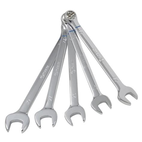 Kobalt 5 Piece 12 Point Metric Standard Combination Wrench Set In The