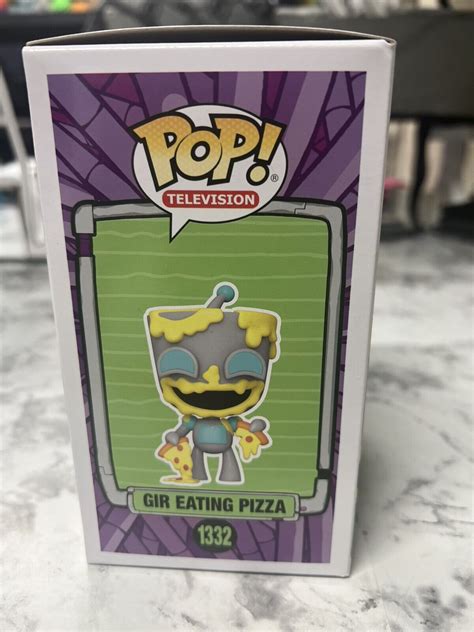 Funko Pop Nickelodeon Invader Zim Gir Eating Pizza 1332 Hot Topic Exclusive Ebay