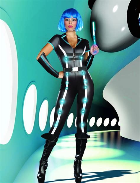 Womens Sci Fi Costume Light Up By Dreamgirl