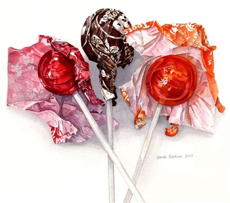 Art By Sarah Sartain Food Painting Candy Art Food Art