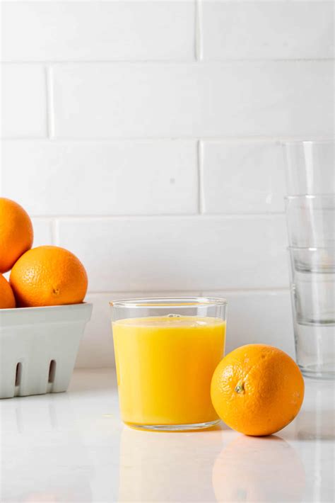 Fresh Squeezed Orange Juice No Juicer Needed