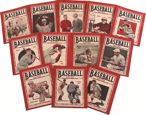 1930 Baseball Magazine Complete Run 1212 Issues
