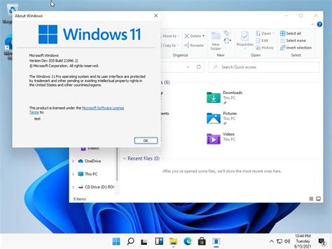 Windows 11 Leaked Dev Build 219961 Consumer Edition X64 Incl