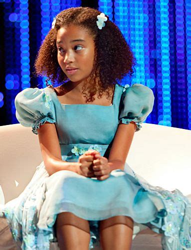 Rue In Her Interview Dress With Caesar For The 74th Hunger Games She