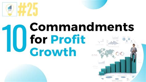 10 Commandments For Profit Growth Growth Profit Business Profit